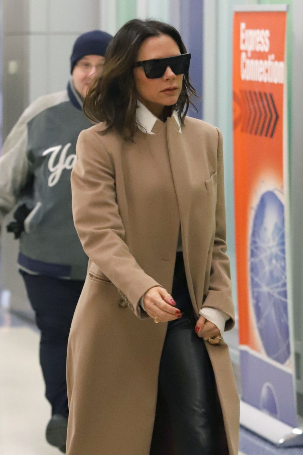 Victoria Beckham at JFK Airport in NY 01/21/2019 • CelebMafia