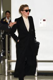 Amber Heard - Narita International Airport in Japan 02/02/2019