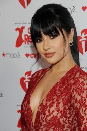 Becky G – Go Red For Women Red Dress Collection 2019 in NYC