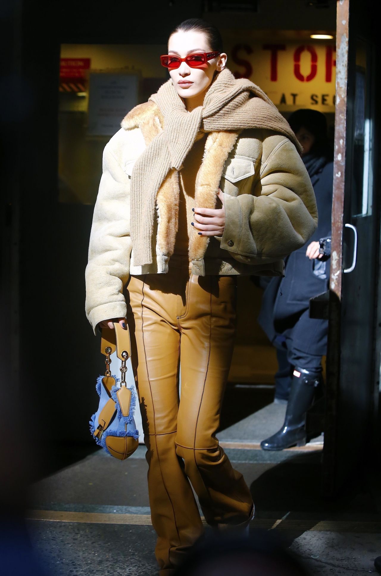 Bella Hadid - Arriving at the Michael Kors Fashion Show in NYC 02/13 ...