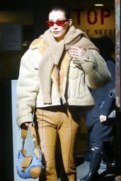 Bella Hadid - Arriving at the Michael Kors Fashion Show in NYC 02/13/2019