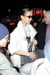 Bella Hadid - Leaving Brandon Maxwell Show in NYC 02/09/2019