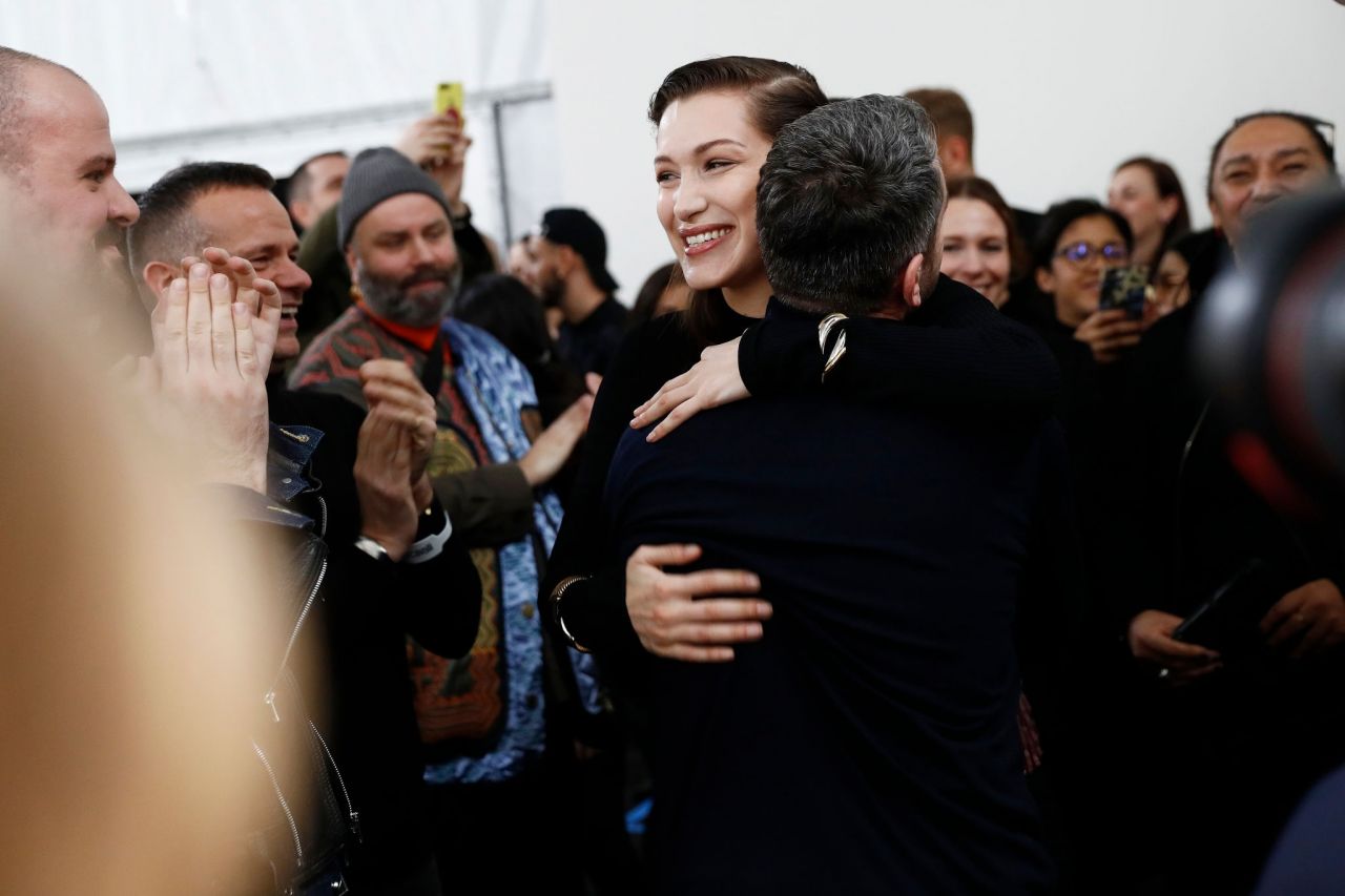 Bella Hadid - Roberto Cavalli Backstage: Milan Fashion Week 02/23/2019