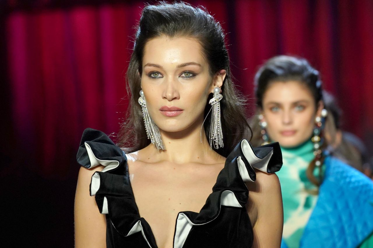 Bella Hadid - Walks Prabal Gurung Fashion Show at NYFW 02/10/2019 ...