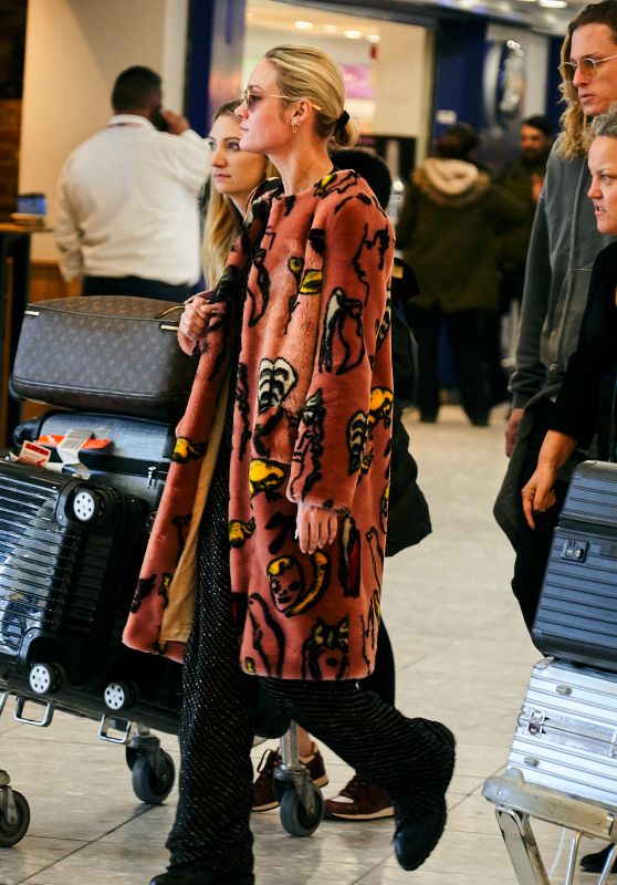 Brie Larson - Airport in London 02/26/2019