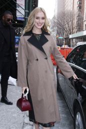 Caitlin Fitzgerald Shows Off Her Eclectic Style - Outside BUILD Series in NYC 02/01/2019
