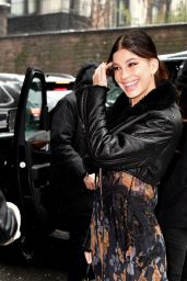 Camila Morrone – Outside the Coach Fashion Show in New York City 02/12/2019