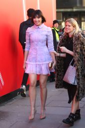 Daisy Lowe - Arriving For The London Fashion Week 02/15/2019