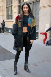 Daleela Echahly Street Fashion - New York Fashion Week Casting in NYC 02/04/2019