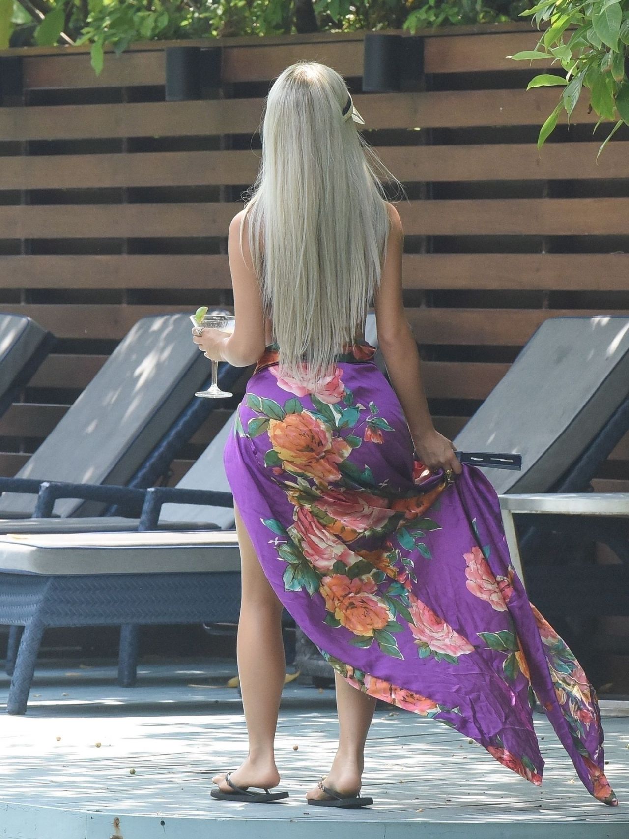 Demi Rose in a Purple Latex Bikini, February 2019 • CelebMafia