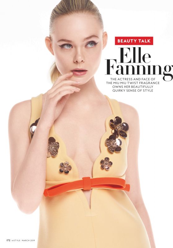 Elle Fanning - InStyle March 2019