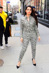 Emeraude Toubia - Outside BUILD in NYC 02/25/2019
