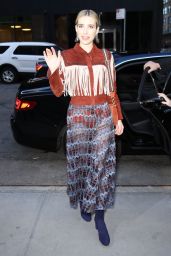 Emma Roberts - Long Champs Fashion Show in NYC 02/09/2019