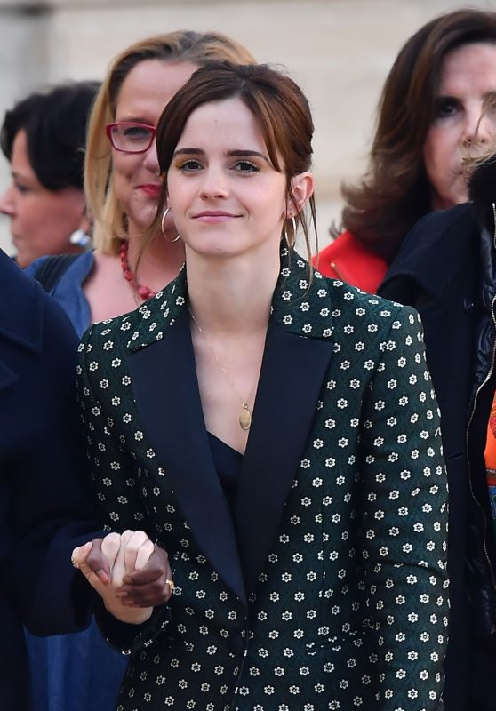 Emma Watson - Arrives at the First Meeting of the G7 Gender Equality Advisory Council in Paris 02/19/2019