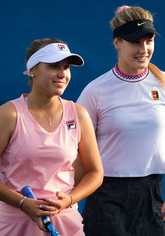 Eugenie Bouchard and Sofia Kenin – 2019 Dubai Tennis Championship 02/18/2019