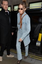 Gigi Hadid - Out in London 02/17/2019