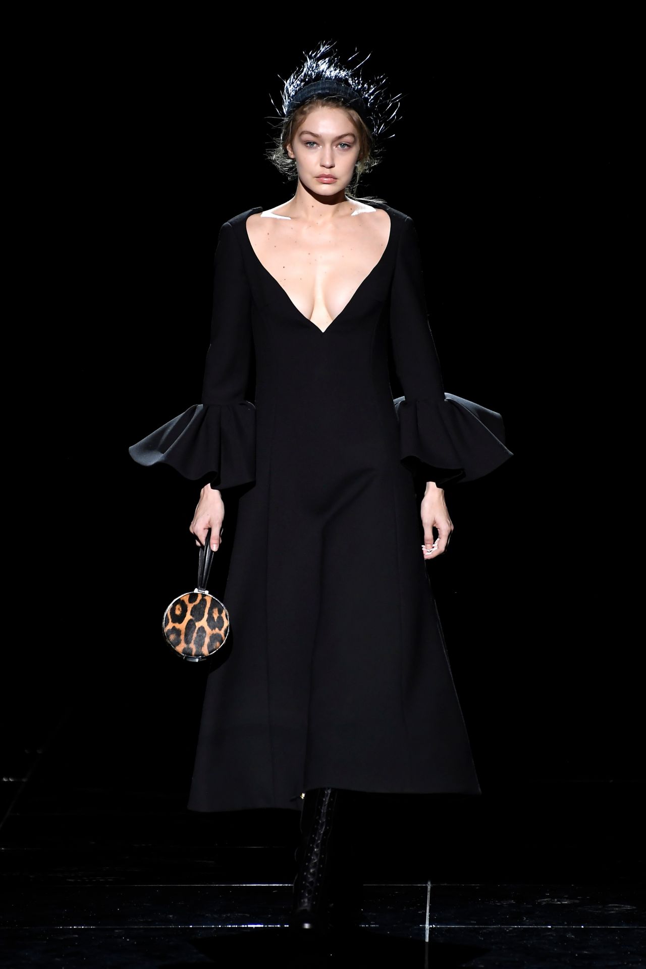 Gigi Hadid - Walks the Marc Jacobs Fashion Show in New ...