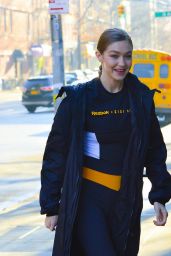 Gigi Hadid Wearing Reebok X Gigi Hadid - New York 02/04/2019