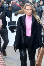 Hilary Duff - Filming "Younger" in Brooklyn 02/26/2019
