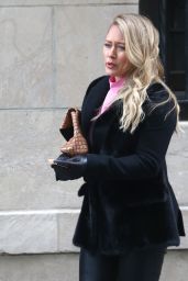 Hilary Duff - Filming "Younger" in Brooklyn 02/26/2019