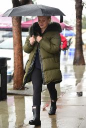 Hilary Duff on a Rainy Day With Style