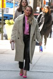 Hilary Duff - On the Set of "Younger" in NYC 02/26/2019