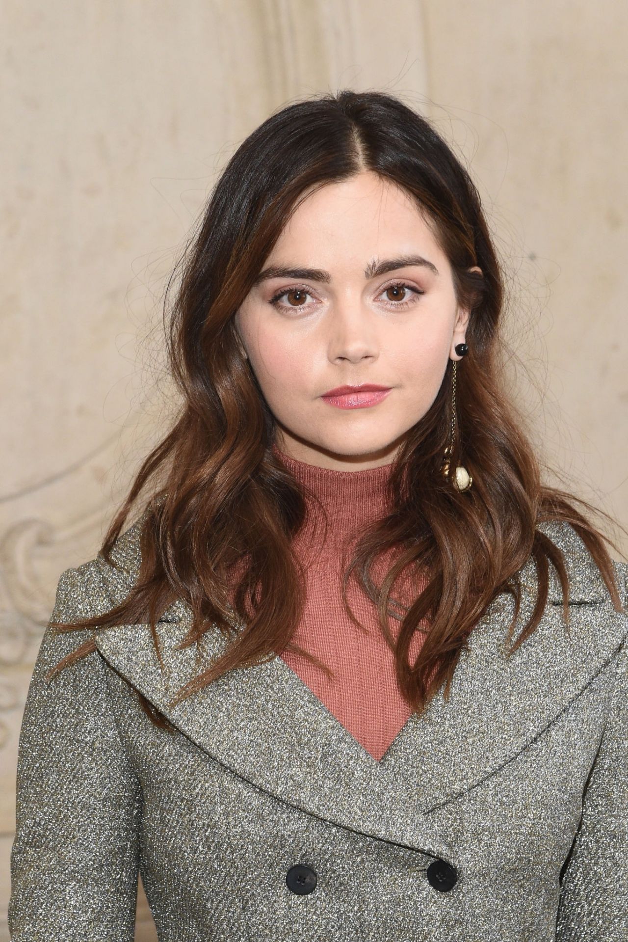 Jenna Coleman – Christian Dior Fashion Show in Paris 02/26/2019