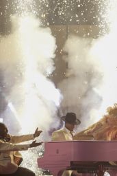 Jennifer Lopez Perform During the 61st Grammy Awards