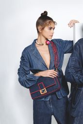 Kaia Gerber - Karl Lagerfeld Photoshoot for FENDI Ad Campaign Spring/Summer 2019