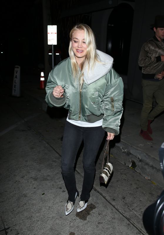 Kaley Cuoco Night Out Style 02/22/2019