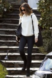 Kate Beckinsale Casual Style - Leaving Her Home in Brentwood 02/05/2019