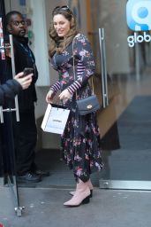 Kelly Brook - Arriving at Heart Radio in London 02/15/2019