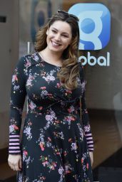Kelly Brook - Arriving at Heart Radio in London 02/15/2019
