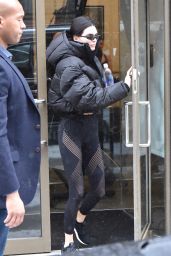 Kendall Jenner at Gotham Gym in NYC 02/12/2019