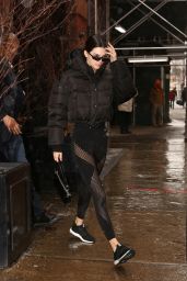 Kendall Jenner at Gotham Gym in NYC 02/12/2019