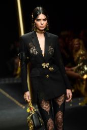 Kendall Jenner – Versace Fashion Show in Milan 02/22/2019