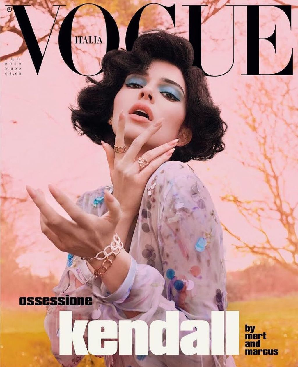 Kendall Jenner Vogue Magazine Italia February 2019 • Celebmafia