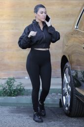 Kourtney Kardashian in Tights LA 01/31/2019