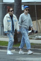 Kristen Stewart and Sara Dinkin - Head to a SPA in LA 02/13/2019