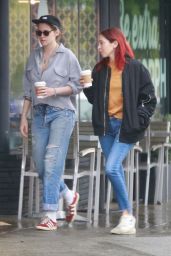 Kristen Stewart and Sara Dinkin - Out for coffee in LosFeliz 01/31/2019q