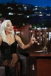 Lady Gaga at Jimmy Kimmel Live! 02/27/2019