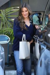 Lea Michele - Leaving the Nine Zero One Salon in West Hollywood 02/19/2019