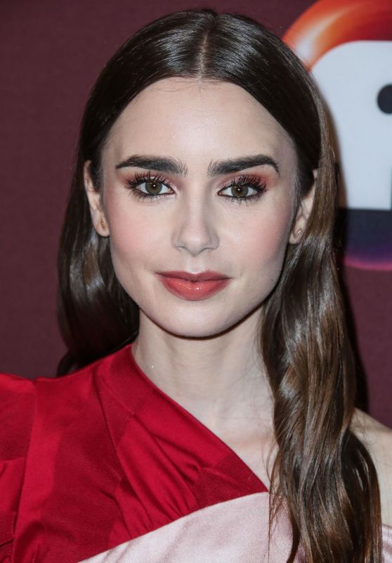 Lily Collins - "Masterpiece" Photocall at the 2019 Winter TCA Press Tour in Pasadena