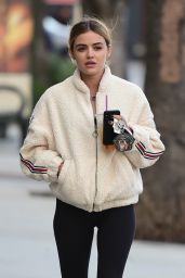Lucy Hale in Tights - Out in LA 02/17/2019