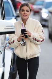 Lucy Hale in Tights - Out in LA 02/17/2019