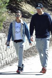 Mila Kunis and Ashton Kutcher - Hike in LA 02/22/2019