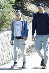 Mila Kunis and Ashton Kutcher - Hike in LA 02/22/2019