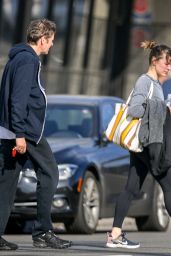 Milla Jovovich - Leaving a Gym in LA 01/29/2019