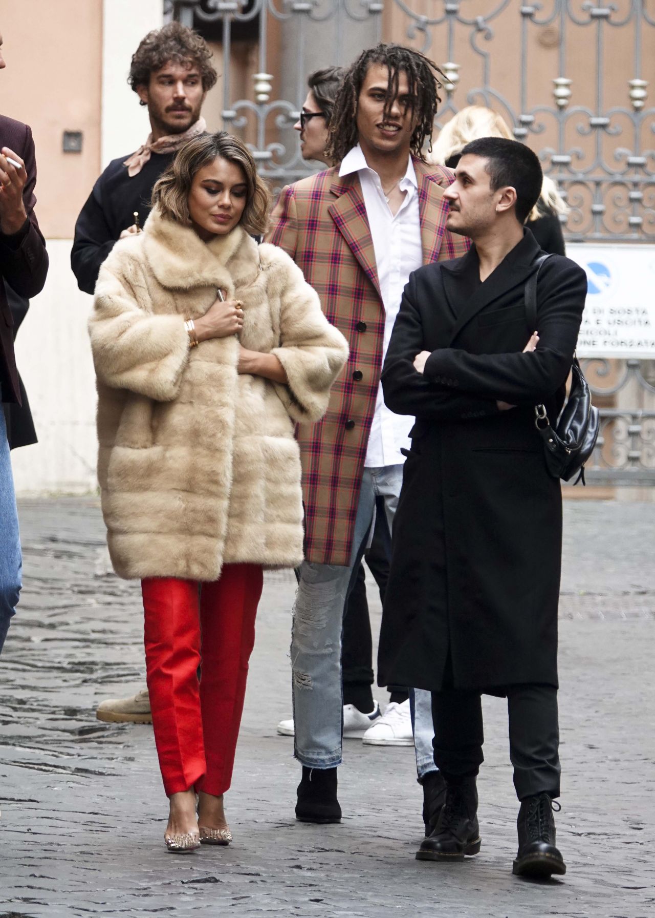 Nathalie Kelley Street Fashion - Rome 02/19/2019 • CelebMafia