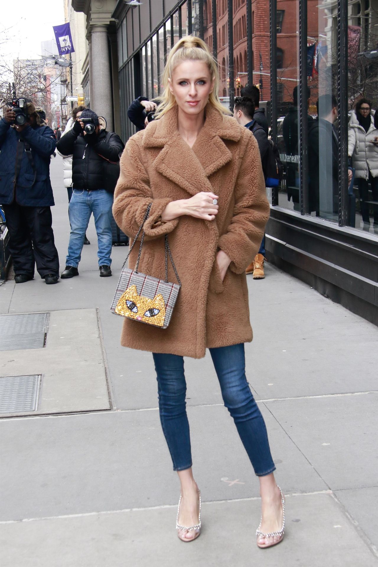 Nicky Hilton - Outside BUILD Series in New York 02/11/2019 • CelebMafia